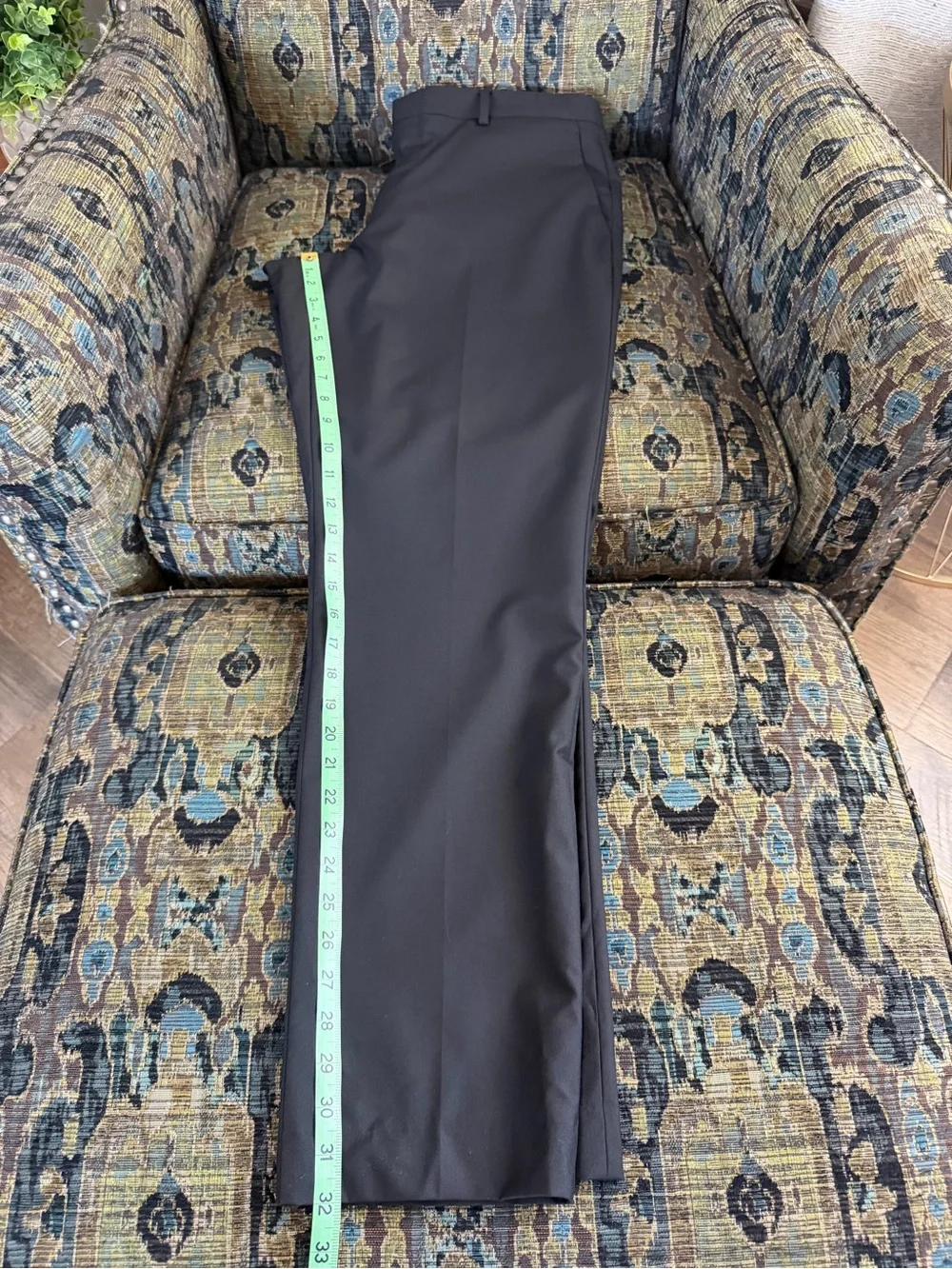 J.Crew Ludlow Slim Fit Black Wool Dress Pants 36x32 NWT